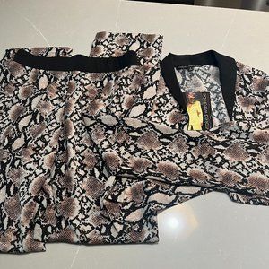 NAKED WARDROBE TWO PEIECE CHEETAH SET